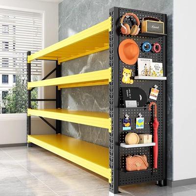 仓储洞洞板货架多层置物架重型仓库快递超市家用地下室储物架子