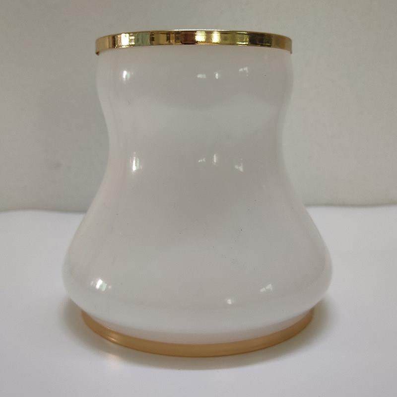 欧式吊灯玻璃水晶收腰灯罩灯具配件E14，E27螺口换新灯罩LED壁灯,家装灯饰光源,灯具配件,淘宝优惠券,粉丝福利购,淘宝优惠卷