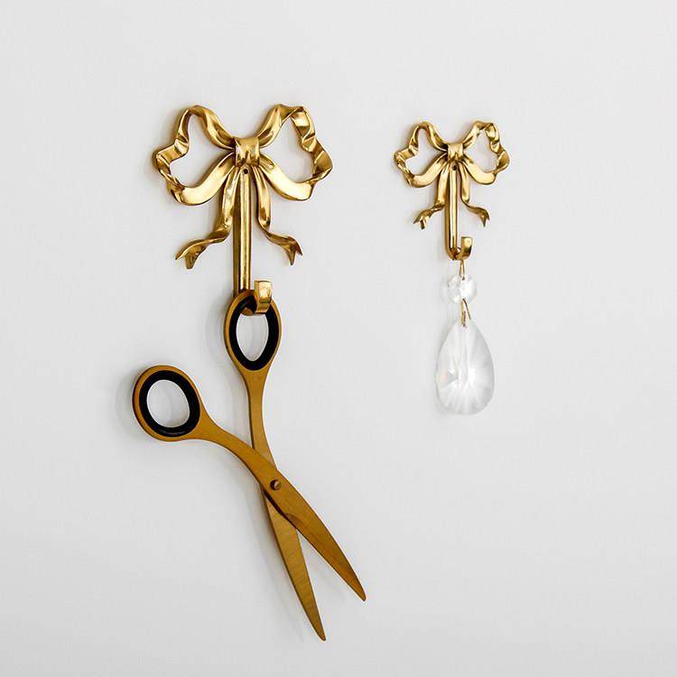 黄铜墙面挂钩客厅浴室壁挂衣钩覆古蝴蝶结玄关装饰轻奢衣柜衣帽钩,家居饰品,装饰挂钩,淘宝优惠券,粉丝福利购,淘宝优惠卷