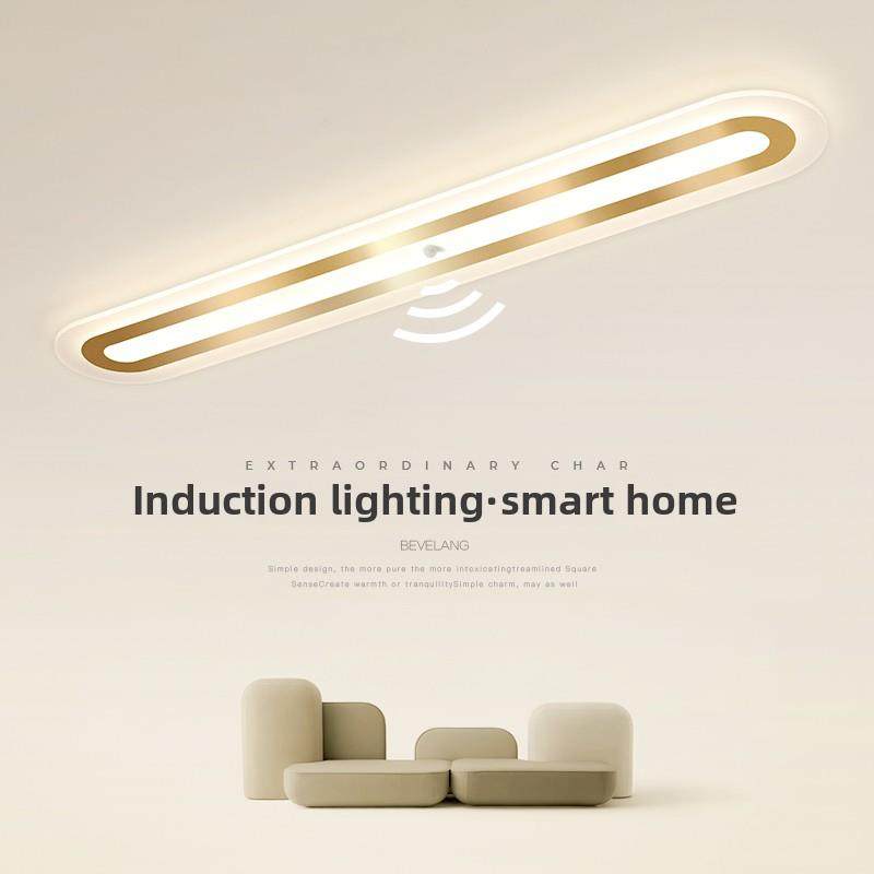 人体传感器通道走廊长吸顶灯Led入口衣帽间灯简单现代智能阳台灯