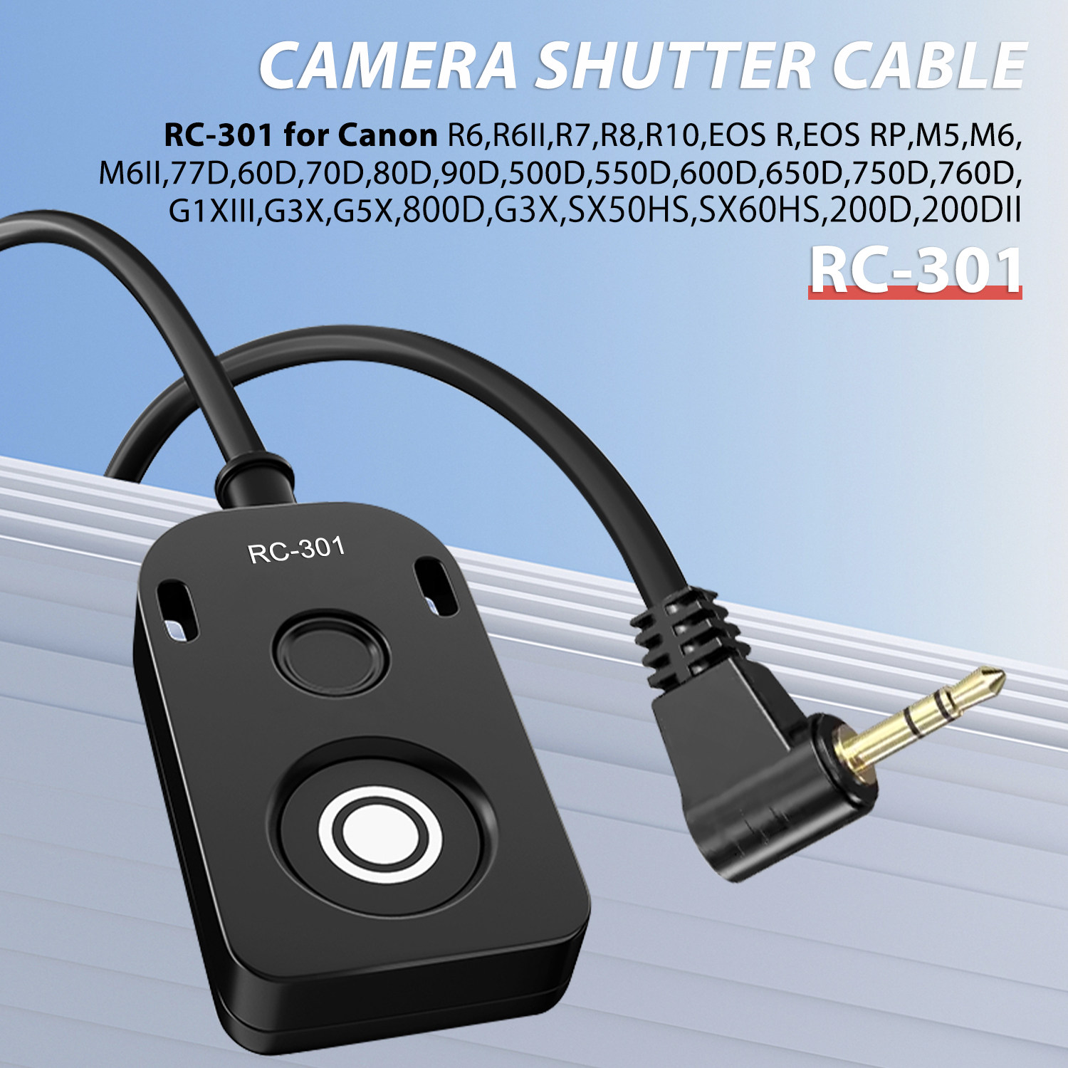 适用佳能相机快门线防抖拍摄延长线线r8r100 r50 80d 90d m5 g12