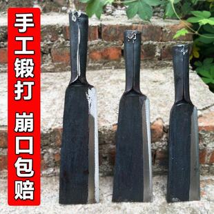 农用砍柴刀纯手工锻打气瓶钢砍树砍竹专用老式大弯刀户外柴刀