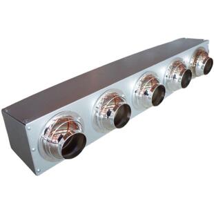 风机盘管射流出口扩散器球形可调一对一多远程送风中央空调静压箱