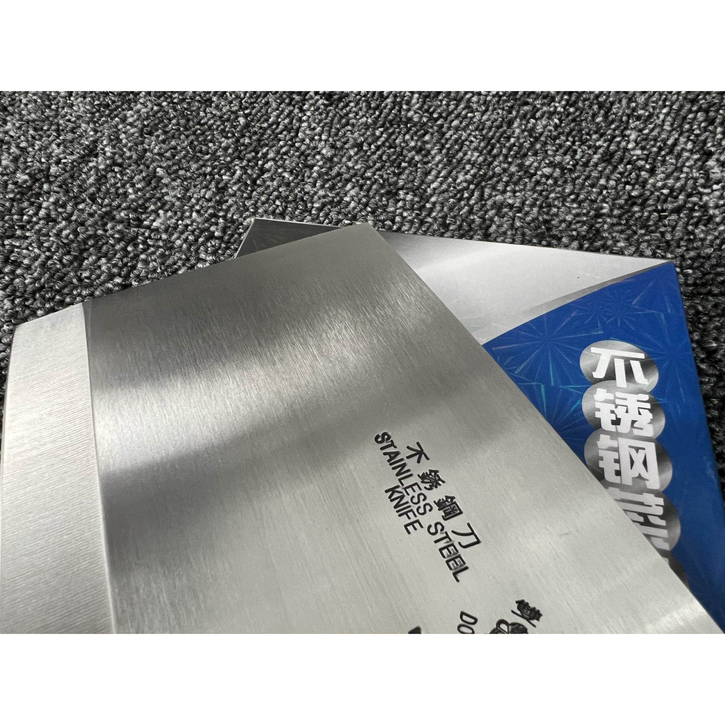 正品双师牌不锈钢菜刀钢柄斩切刀厨房文武刀家用切片刀厨师斩骨刀
