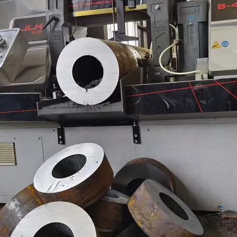 45号无缝钢管切割20#精密管碳钢钢管Q345B厚壁管40cr空心圆管铁管