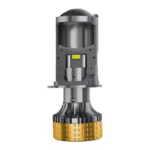 春风狒狒st摩托车led大灯透镜远近光一体灯泡H4超亮改装强光激光