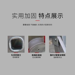 铝合金伸缩梯子家用爬梯铝梯二节二段升降梯直梯靠墙梯子工程梯