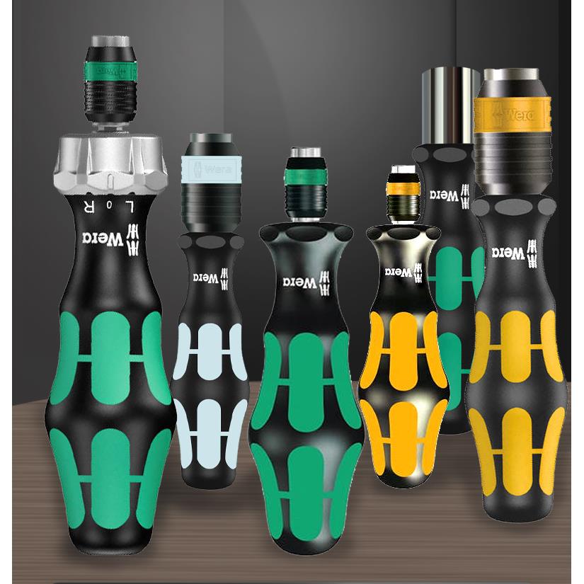 德国维拉 WERA 813R/816R/817R/816RA 棘轮螺丝刀手柄/螺丝批 1/4