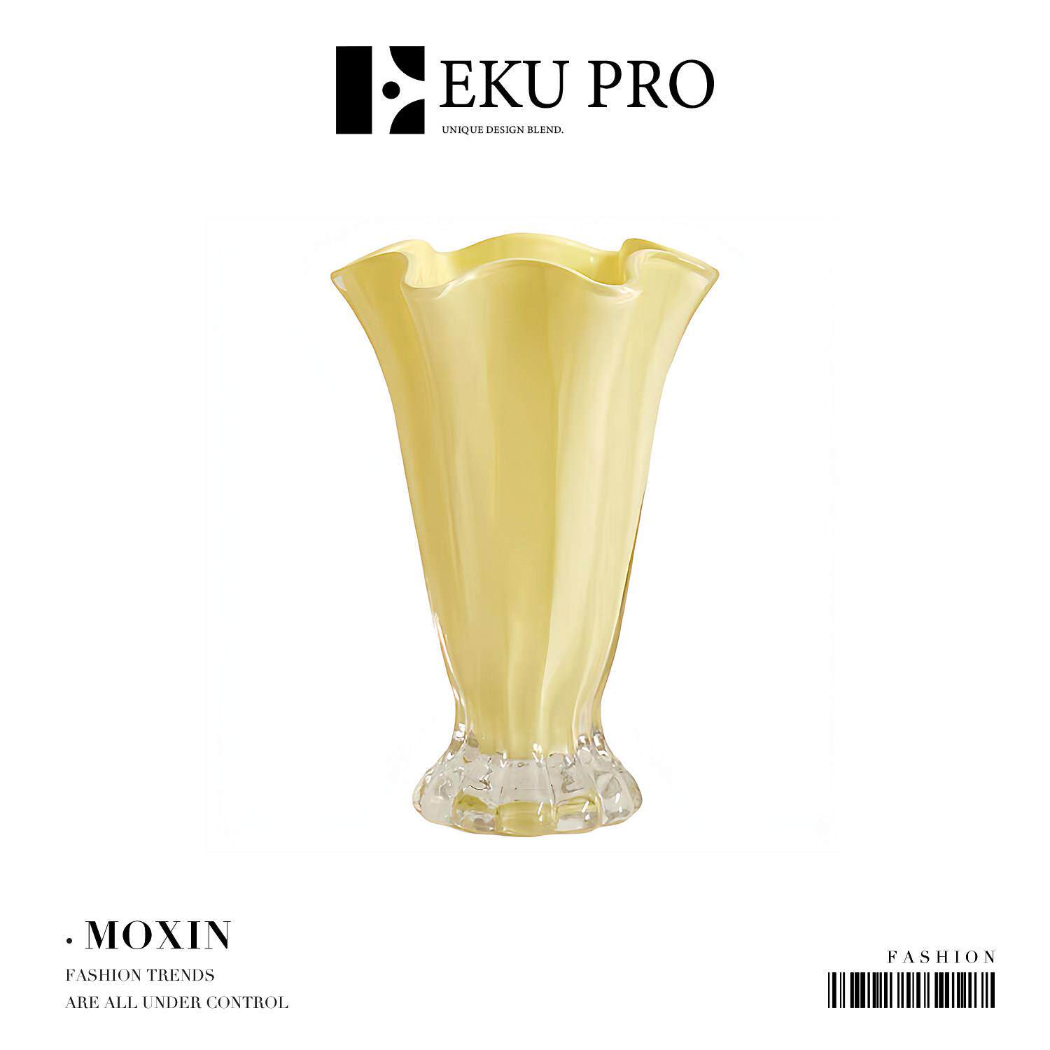 EKU PRO·陌心·白菜玻璃花瓶轻奢水培鲜花摆件居家装饰 | Moxin