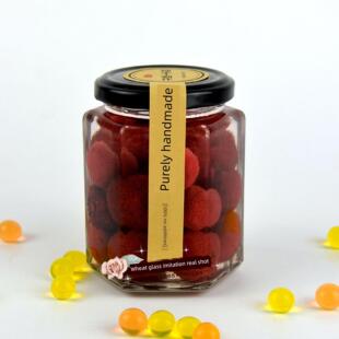 雪梨膏瓶子耐高温食品级玻璃空瓶龟苓膏瓶子一斤两斤装蜂蜜分装瓶