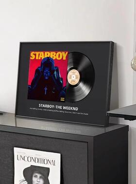 The Weeknd专辑封面海报挂画现代客厅黑胶唱片装饰画欧美音乐周边