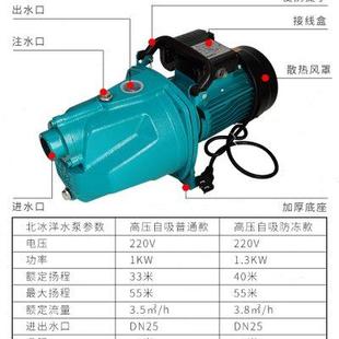 家用压力罐防冻裂自吸喷射泵家用大流量高扬程水井增压抽水机抗u.