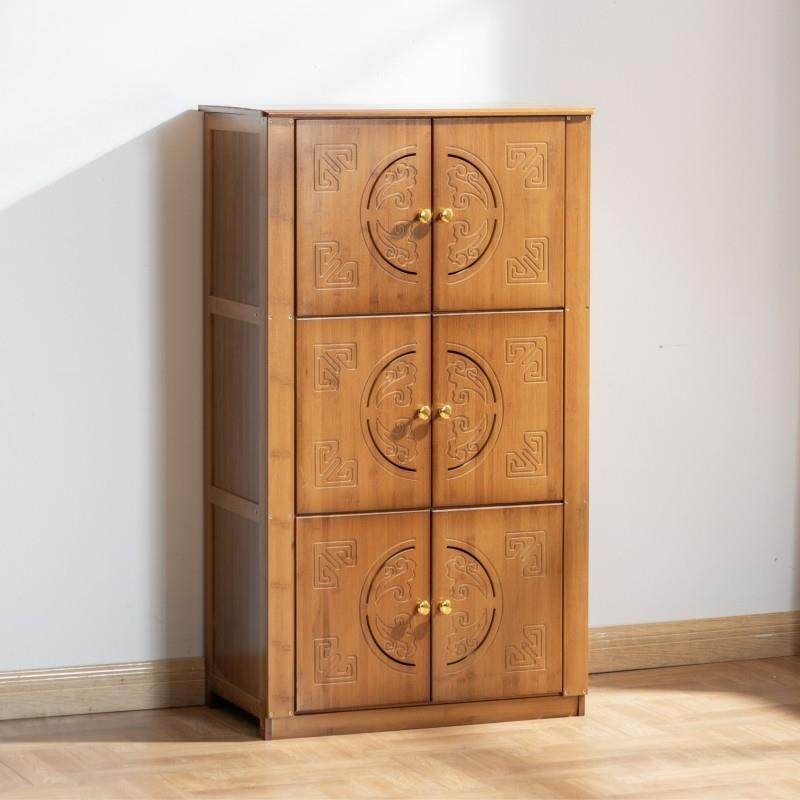 厨房置物架柜子储物柜落地多层楠竹带门橱柜碗柜家用收纳柜置物柜,厨房/烹饪用具,厨房置物架/置物柜/角架,淘宝优惠券,粉丝福利购,淘宝优惠卷