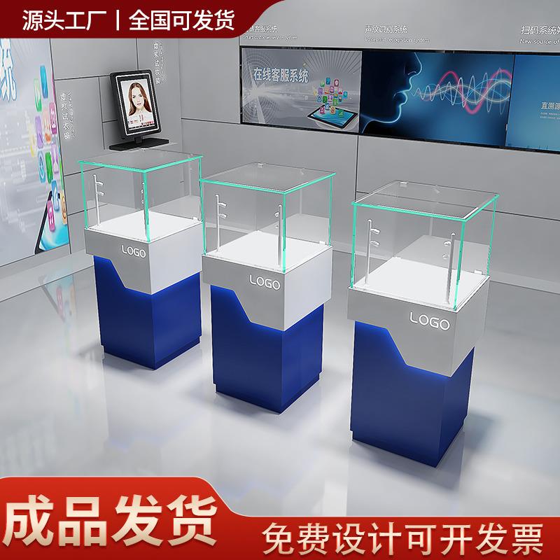 2025新款烤漆产品加工铸造件展示柜公司展厅展览机械零件摆放直销