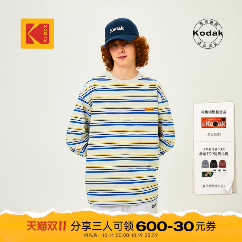 Kodak男女同款时尚潮流长袖上衣