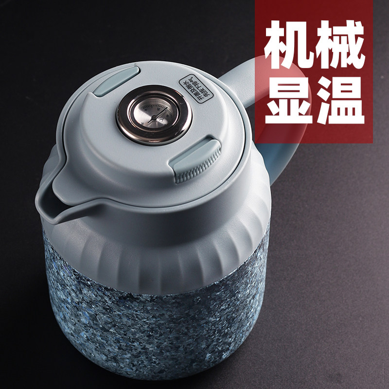 纯钛焖茶壶高端2024新款保温壶老白茶钛合金闷泡壶机械温显大容量