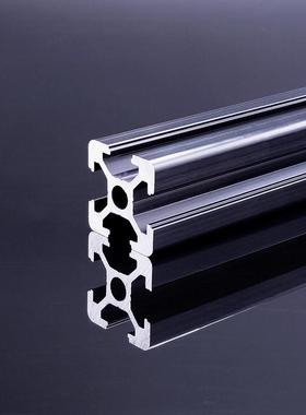 厂促新高档工业铝d材2030黑色铝挤型材料2020黑色铝材2X型印表机