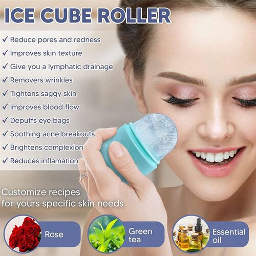 极速Ice Roller for Face Eyes And Neck Ice Cube Mold Beauty S