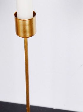 European Exquisite Candlesticks Metal Candle Holders Gold