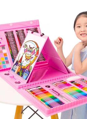 208pcs水彩笔儿童画笔套装小学生可水洗彩色笔幼儿园绘画蜡笔孩子