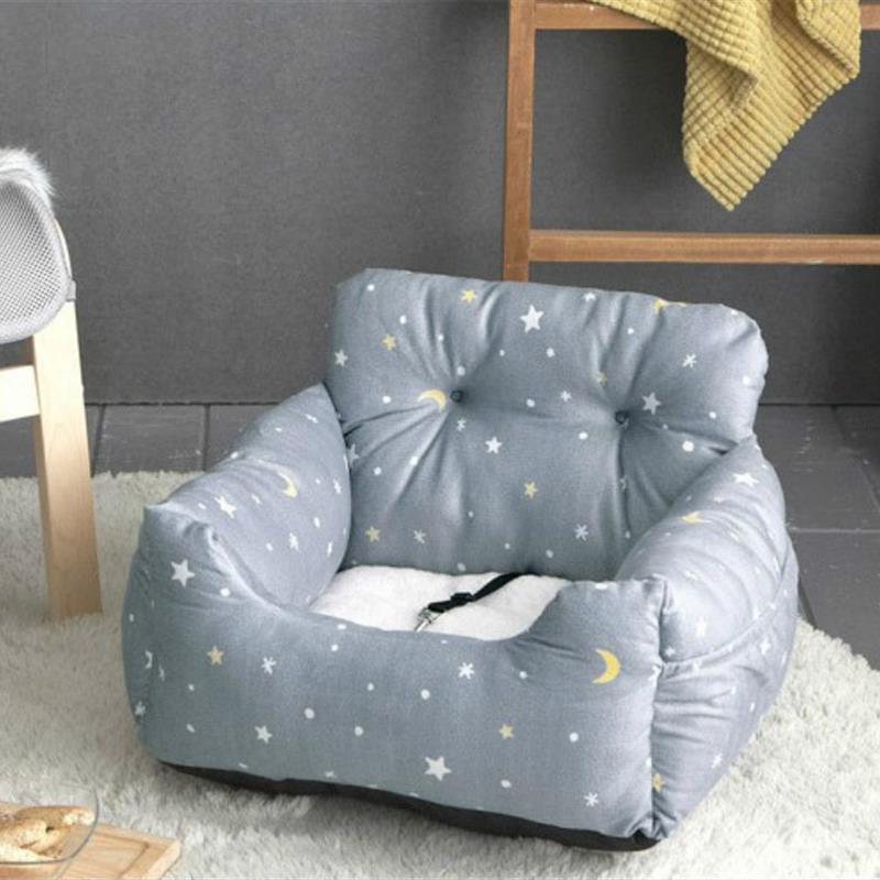 2023新款韩版车用宠物垫狗窝猫窝泰迪车载垫狗牀安全座椅四季通用