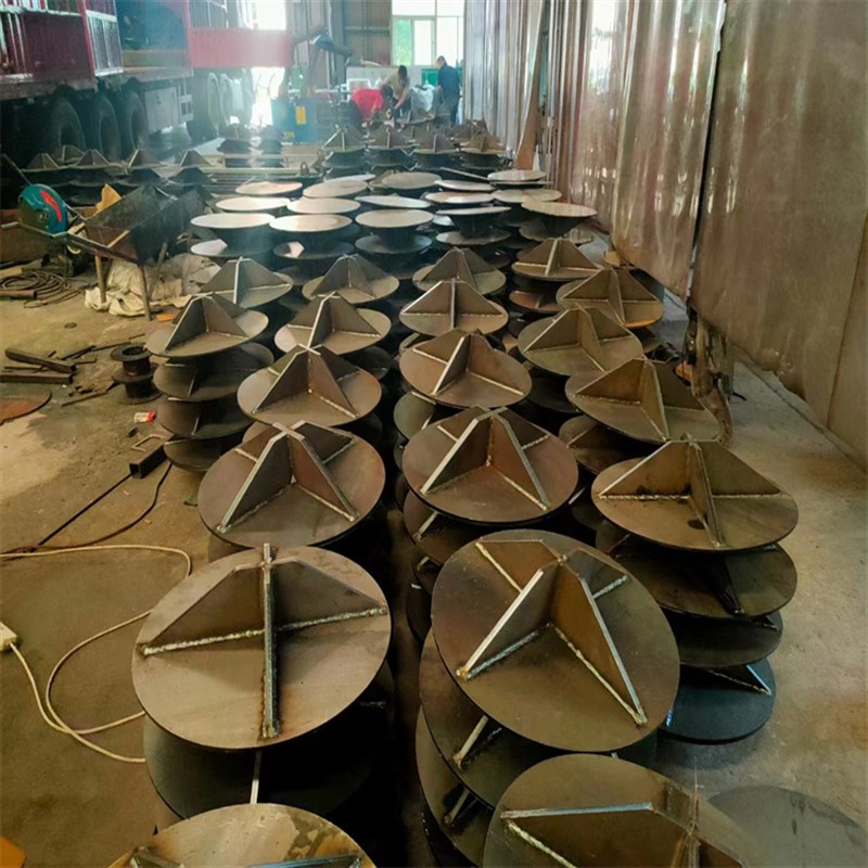 管桩桩尖 400 500 600mm 十字型锥型开口型管桩用 义和诚工厂供货