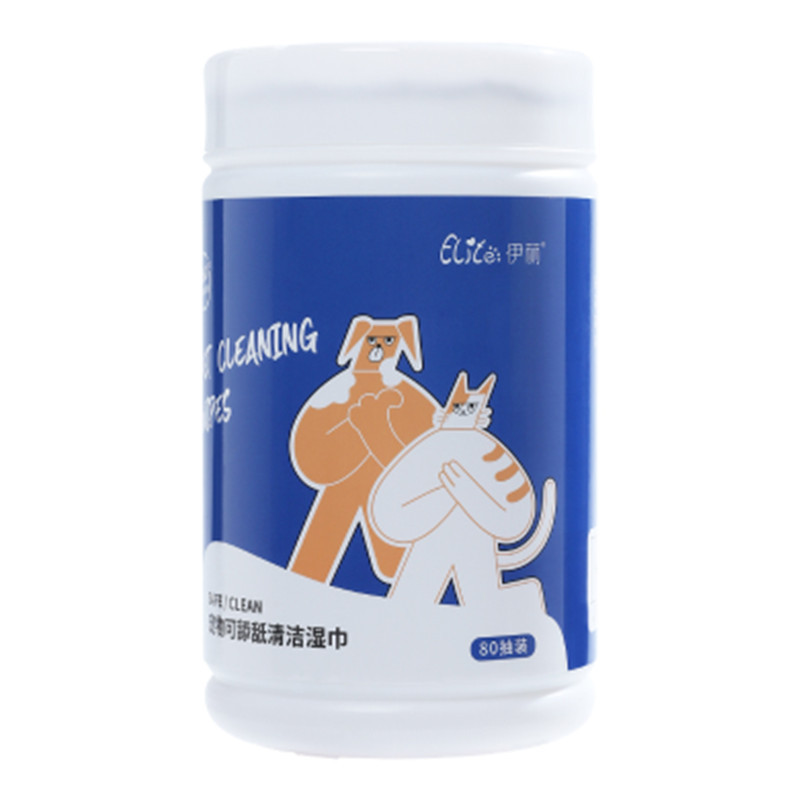 Pet wipes 80, universal teeth cleaning wipes for cats, dogs,