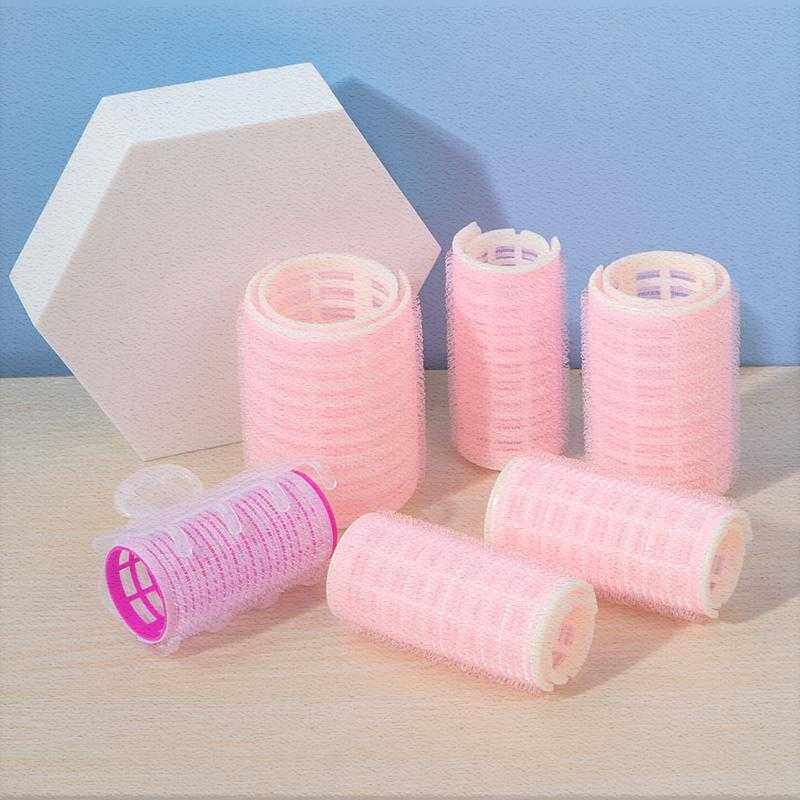 Rollers air bang roll lazy hair curler sticky plastic clip