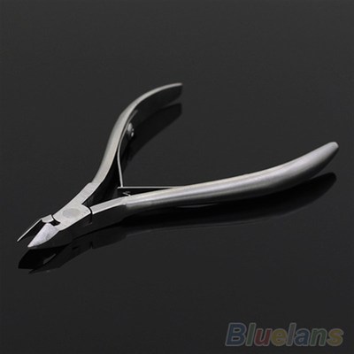 cuticle nail stainless sel nipper clipper manicure pli