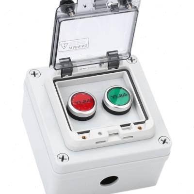 控制户外复位盒自开关旋钮急防水防潮启停盒按钮防水停电源防护盒