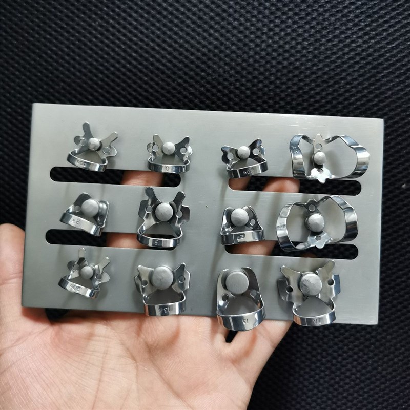 12pcs/lot Dental Oral Care Clip Rubber Dam Holder Dental Rub