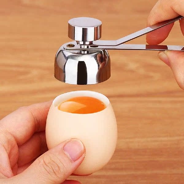 Metal Egg Opener 304 Stainless Steel Egg Shell Cutter Quick
