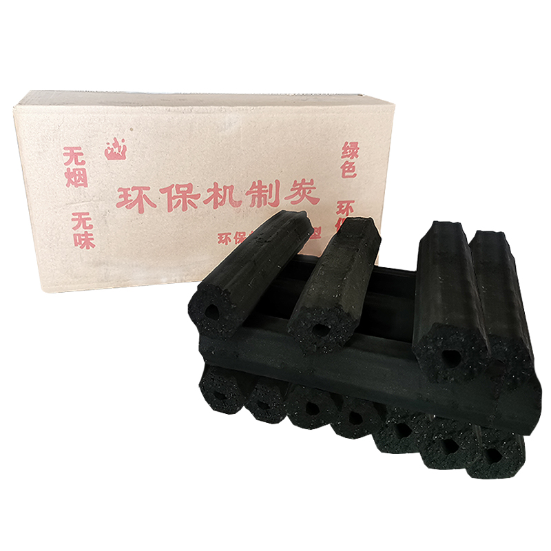烧烤炭果木炭无烟家用竹炭烤火室内取暖专用整箱机制火锅环保炭块
