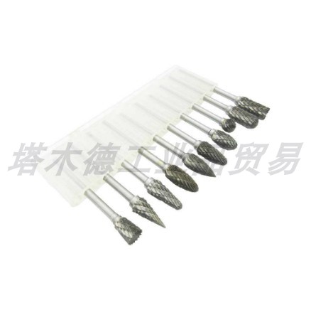 。硬质合金旋转锉 刀钨钢铣刀木工铝用金属打磨头旋转挫 修边刀头