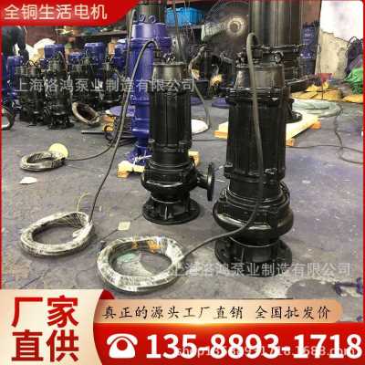 新品新WQ潜水式k排污泵污水泵YW液下排污泵不锈钢耐腐蚀地下室污