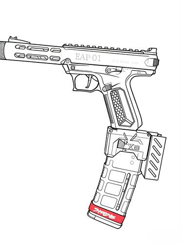 霸王龙1911通用转接DX 2011 C2 OY金铂电动模型玩具电手AR转接