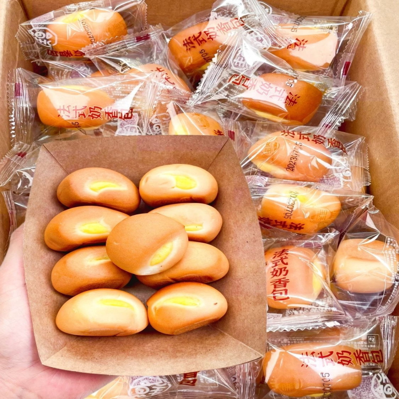 奶油夹心乳酪小面包学生早餐饱腹代餐零食独立包装新鲜日期糕点心
