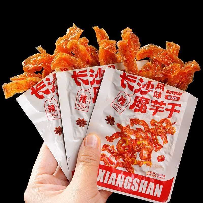 思乡山香辣魔芋干湖南特产麻辣解馋小吃办公室小零食