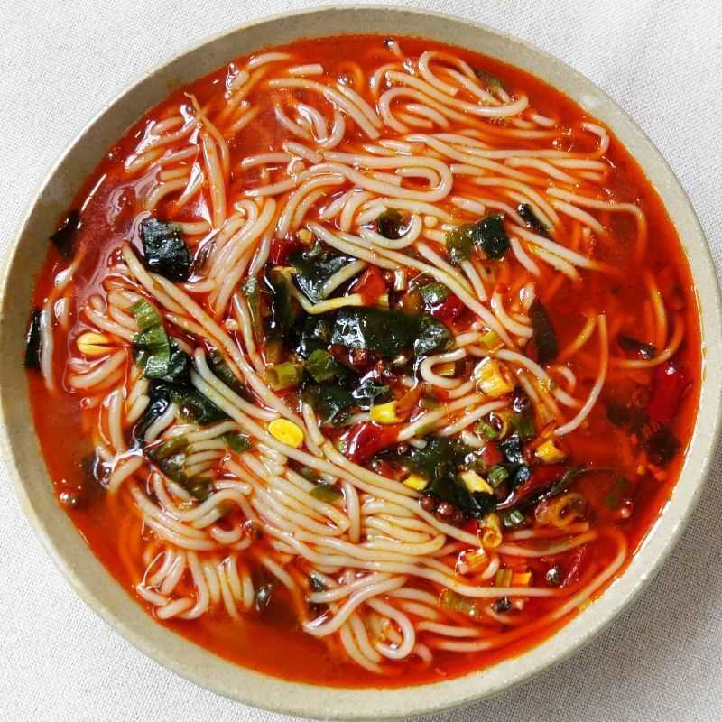 重庆火锅米线牛油麻辣泡椒酸辣2味选非油炸方便米粉米粉懒人宵夜