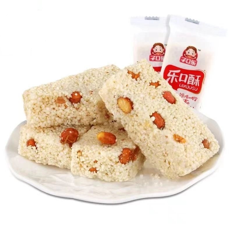 子口乐一口酥米花糖膨化小米酥花生糖冻米糖休闲零食200g-2000g