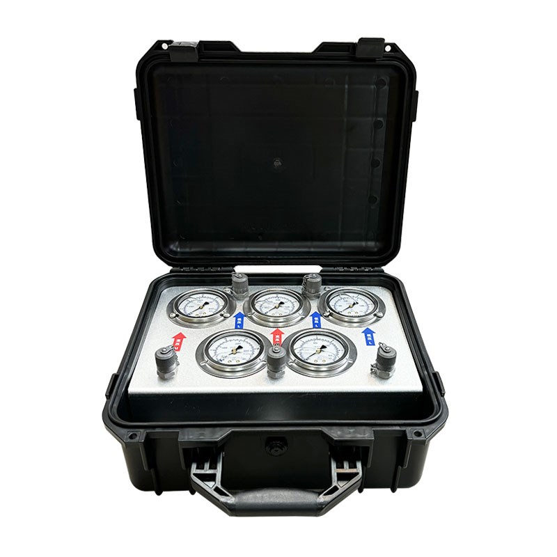 液压油测压表测压力n检测仪高精度挖掘机液压测压盒先导泵组合仪