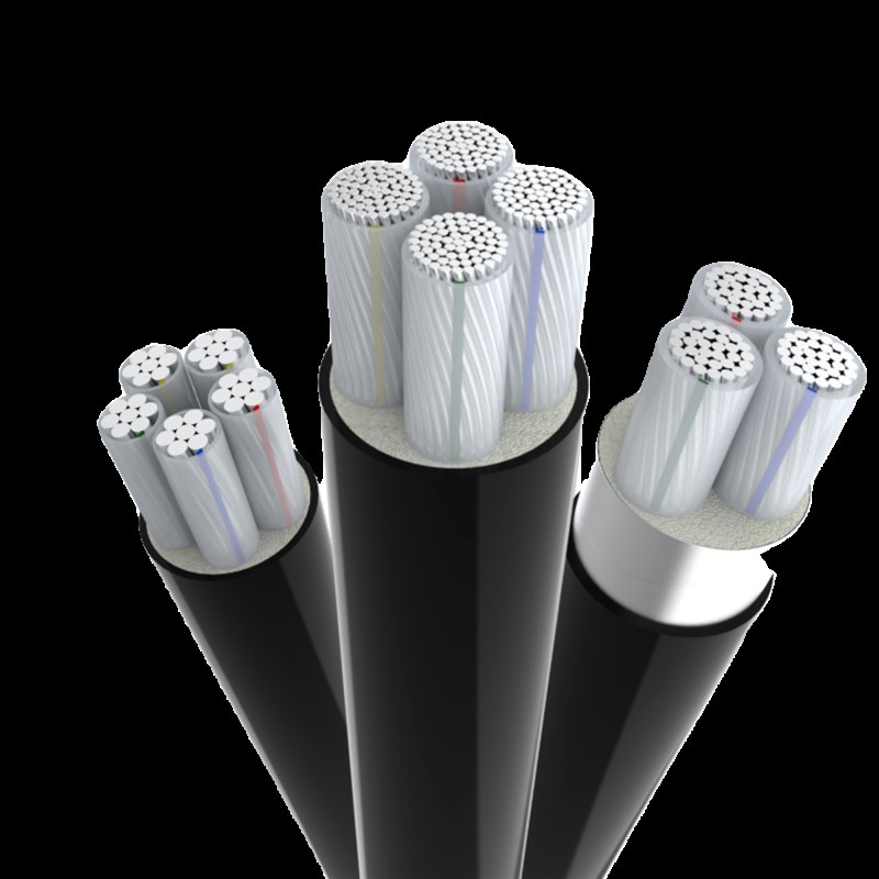 国标铝芯电缆线345芯16 25 35 50 70 95 120平方铝线地埋户外电线
