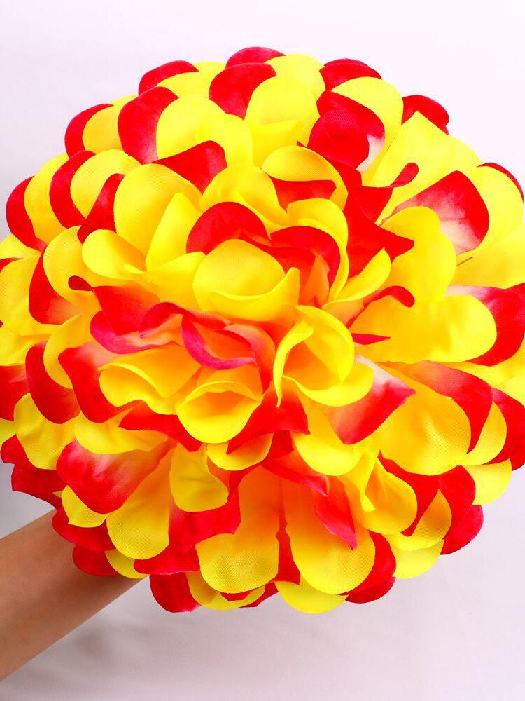 六一运动会舞蹈道具啦啦花手摇花广场舞幼儿园演出表演道具地球菊