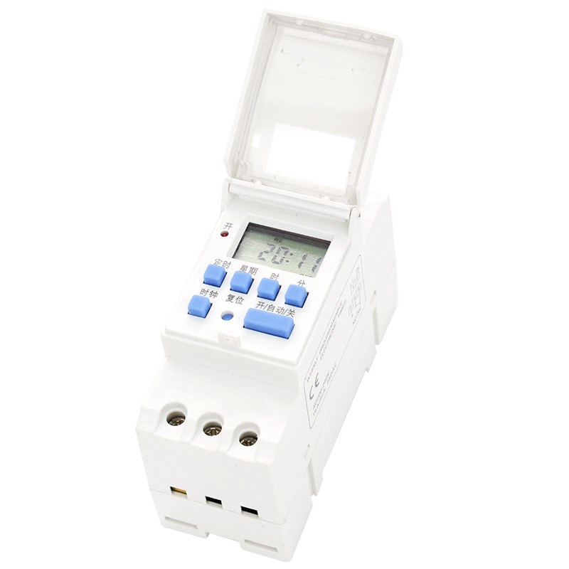热销时控开关220V12V路灯自动循环24V断电定时器电压转换显示