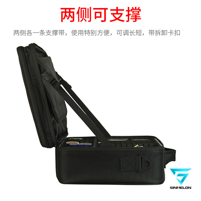 热销渔轮收纳包路亚轮纺车轮便携渔具包钓鱼配件多功能包工具包钓