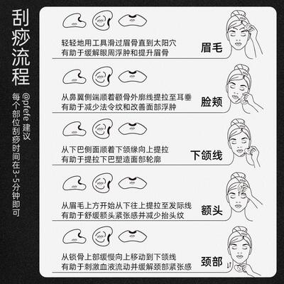 pfefe/珀法瑞冷冻刮痧板护肤面部美容板冰敷按摩提拉脸部美容仪