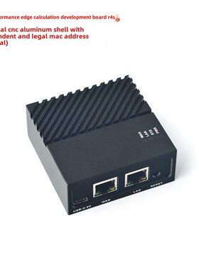 友善电子NanoPi R4S R4SE开源USB3开发板4GB金属外壳RK3399双千兆