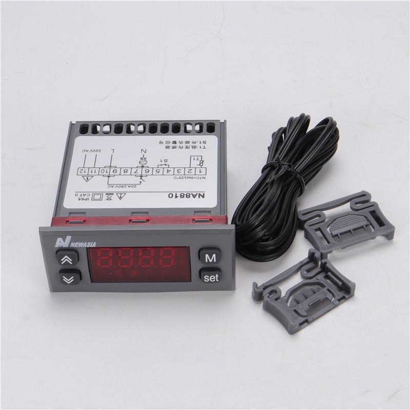 新亚洲温度控制器Na8810冷库冷冻恒温海鲜机温度控制器Na8820