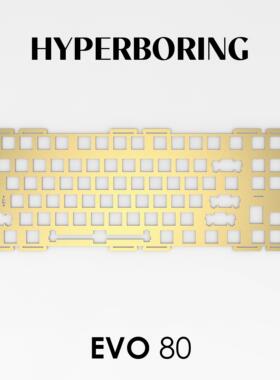 Evoworks Evo80定制机械键盘配件Pp Pc Fr4铝铜定位板