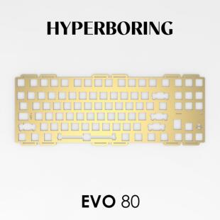 Evoworks Evo80定制机械键盘配件Pp Pc Fr4铝铜定位板
